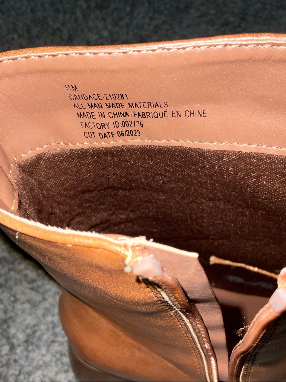 Maurices Candace Cognac Y2K Platform Block Heel Ankle Boots - 11M - Picture 8 of 11